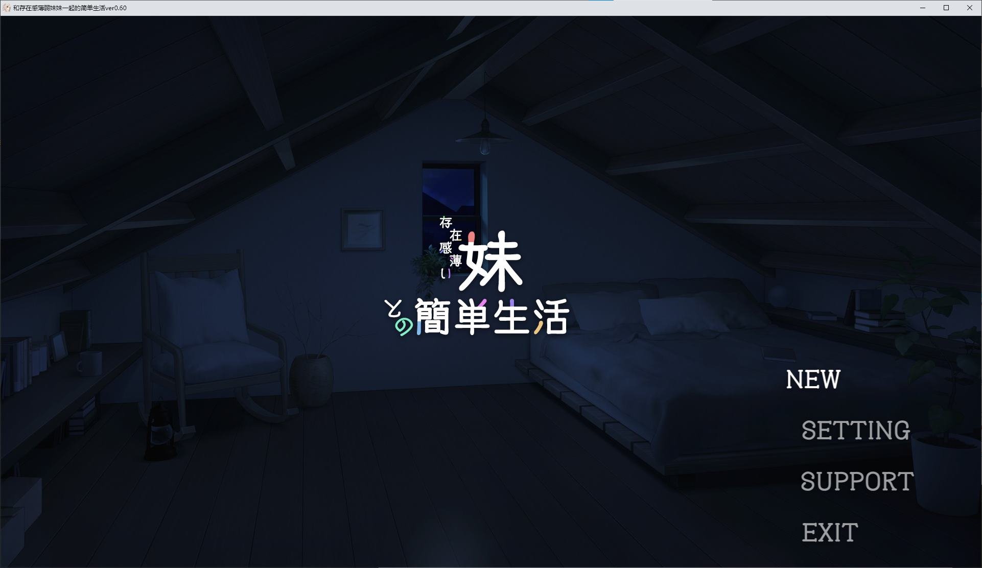 【日式SLG/中文/动态】和存在感薄弱妹妹一起的简单生活 v0.6A 最新测试版【更新/1.65G】