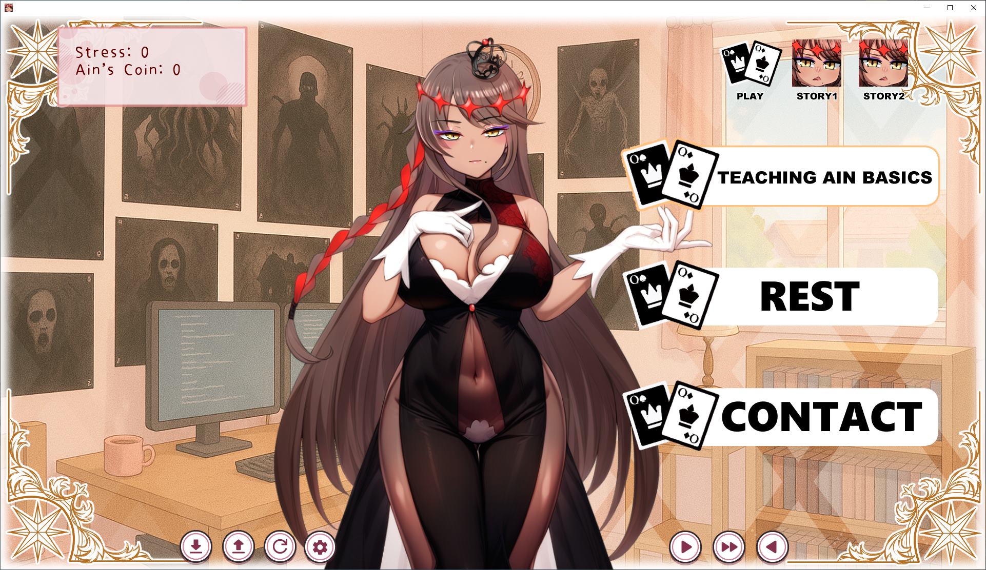 【日式SLG/中文】每天都跟召唤出的克苏鲁少女玩桌游 官中版【新作/500M】