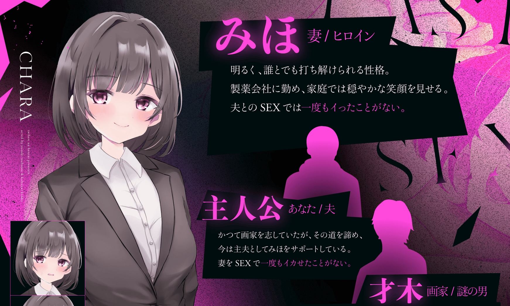 【绿色SLG/汉化/CV】最后X爱 - 绿帽模拟游戏 PC+MAC 机翻版【新作/5.3G】