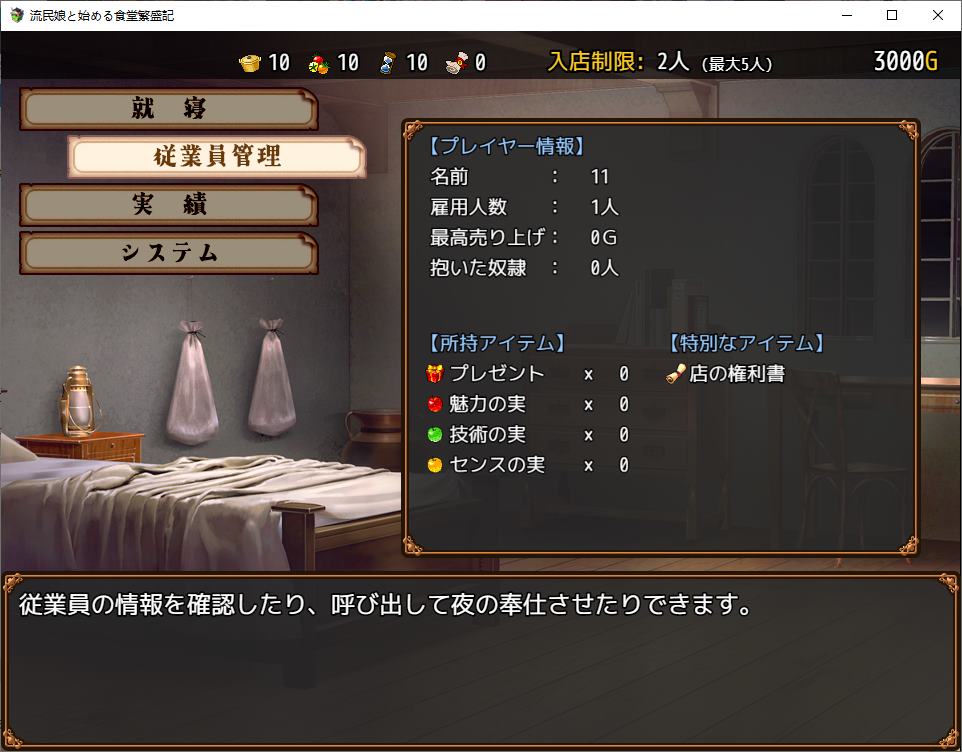 【经营RPG/汉化】一个难民女孩创办的成功餐厅的故事 机翻版【新作/330M】