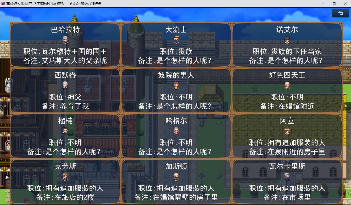 【日式RPG/汉化】圣女娜塔莉亚～为了打破未婚夫的诅咒 机翻版 【新作/1.4G】