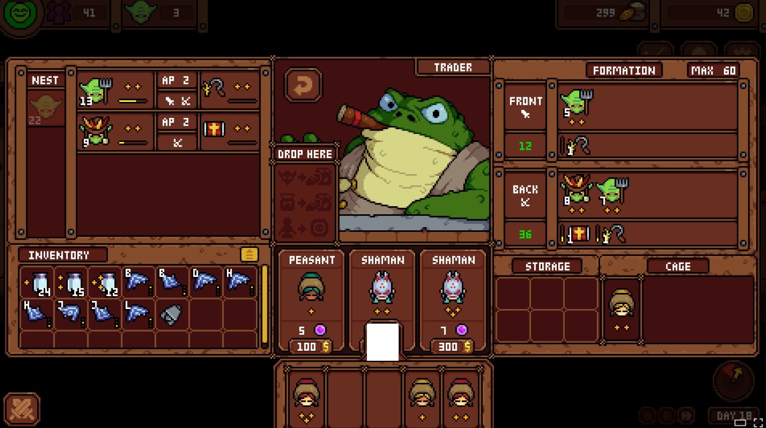 【像素SLG/中文/动态】Goblin Nest 中文步兵版【新作/63M】