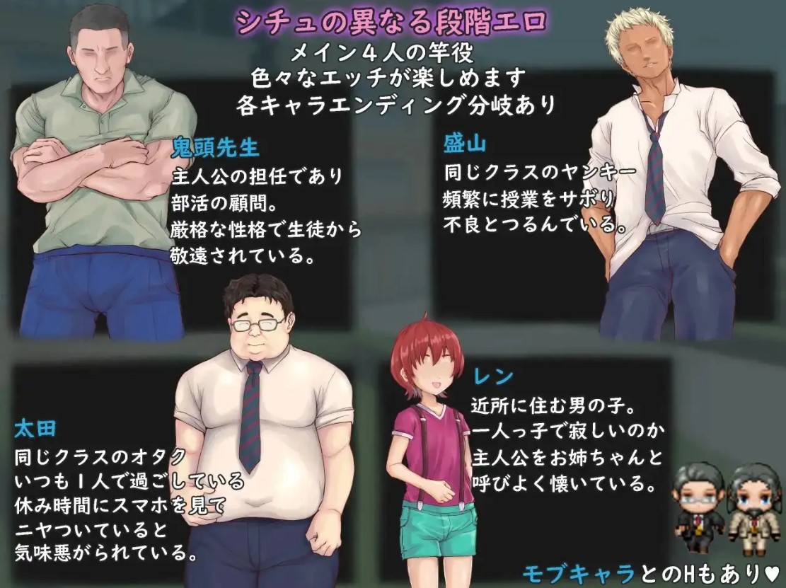 【日式RPG/中文】逐渐知晓性的C女～青涩女学生与男人们共度的夏天～ 官中步兵版【新作/810M】