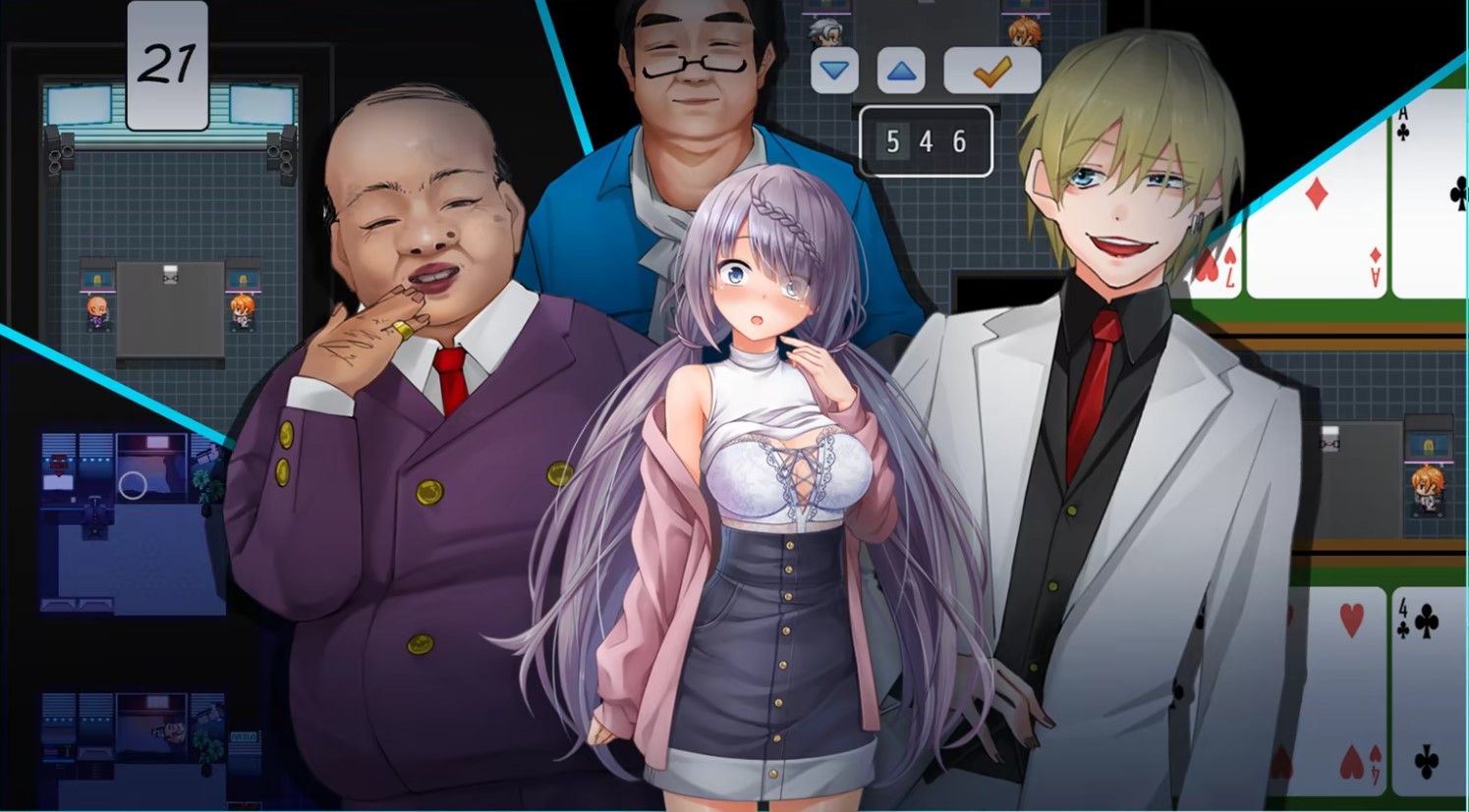 【绿色RPG/中文】密室游戏决斗～今天谁会买走我的女友～ 官中步兵版【新作/1.75G】
